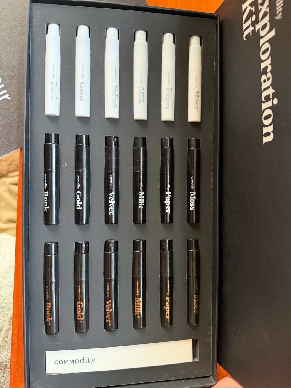 Commodity Fragrance Discovery Kit perfume samples